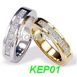 cincin kawin muslim palladium emas putih KEP01